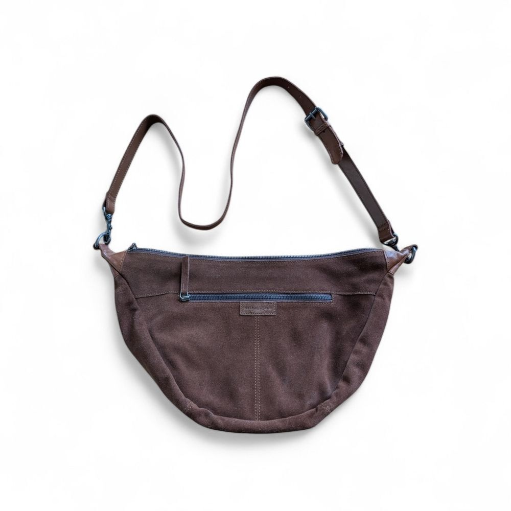 Harbour 2nd Brown Genuine Suede Shoulder Bag